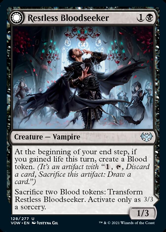 Restless Bloodseeker // Bloodsoaked Reveler [Innistrad: Crimson Vow] | Gear Gaming Bentonville