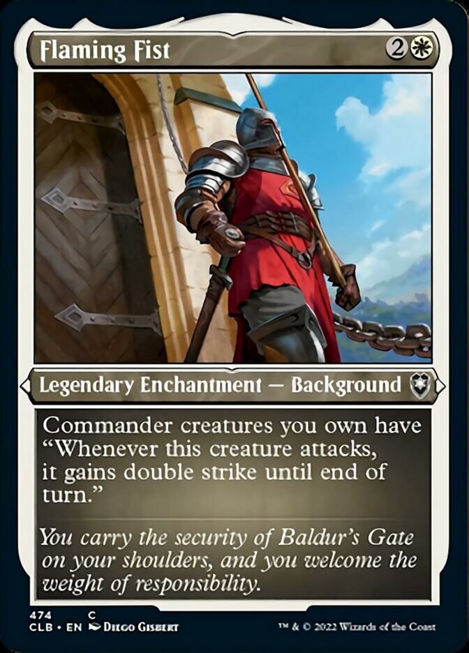 Flaming Fist (Foil Etched) [Commander Legends: Battle for Baldur's Gate] | Gear Gaming Bentonville