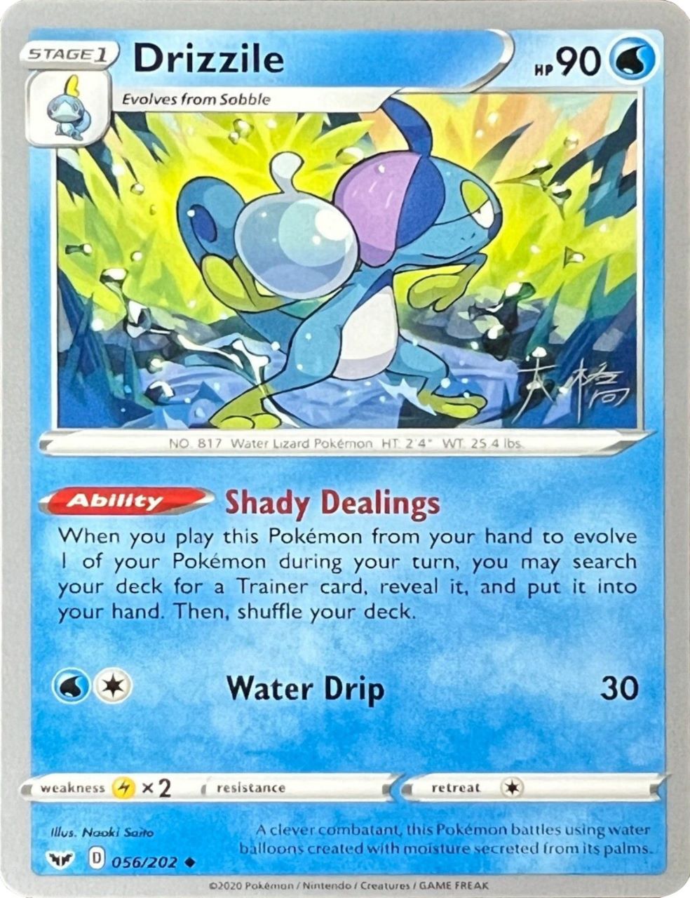 Drizzile (056/202) (Ice Rider Palkia - Rikuto Ohashi) [World Championships 2022] | Gear Gaming Bentonville