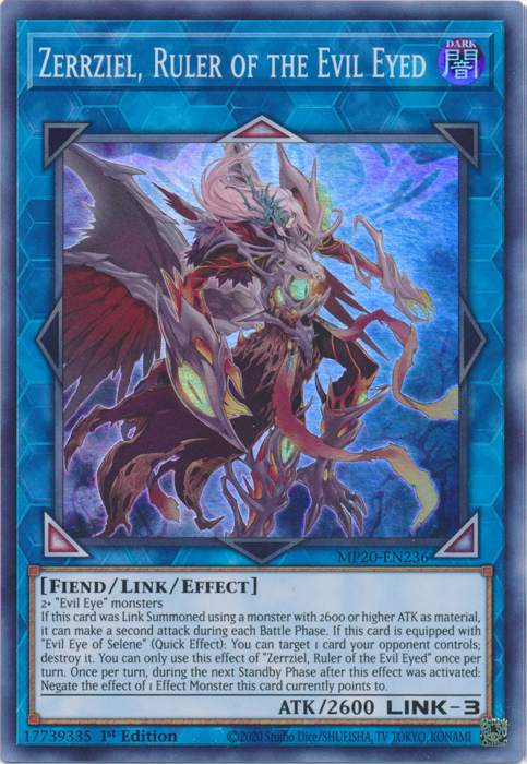 Zerrziel, Ruler of the Evil Eyed [MP20-EN236] Super Rare | Gear Gaming Bentonville