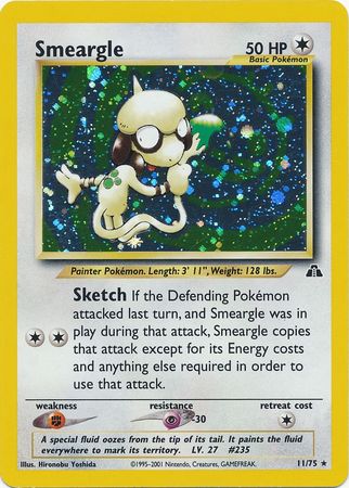 Smeargle (11/75) [Neo Discovery Unlimited] | Gear Gaming Bentonville