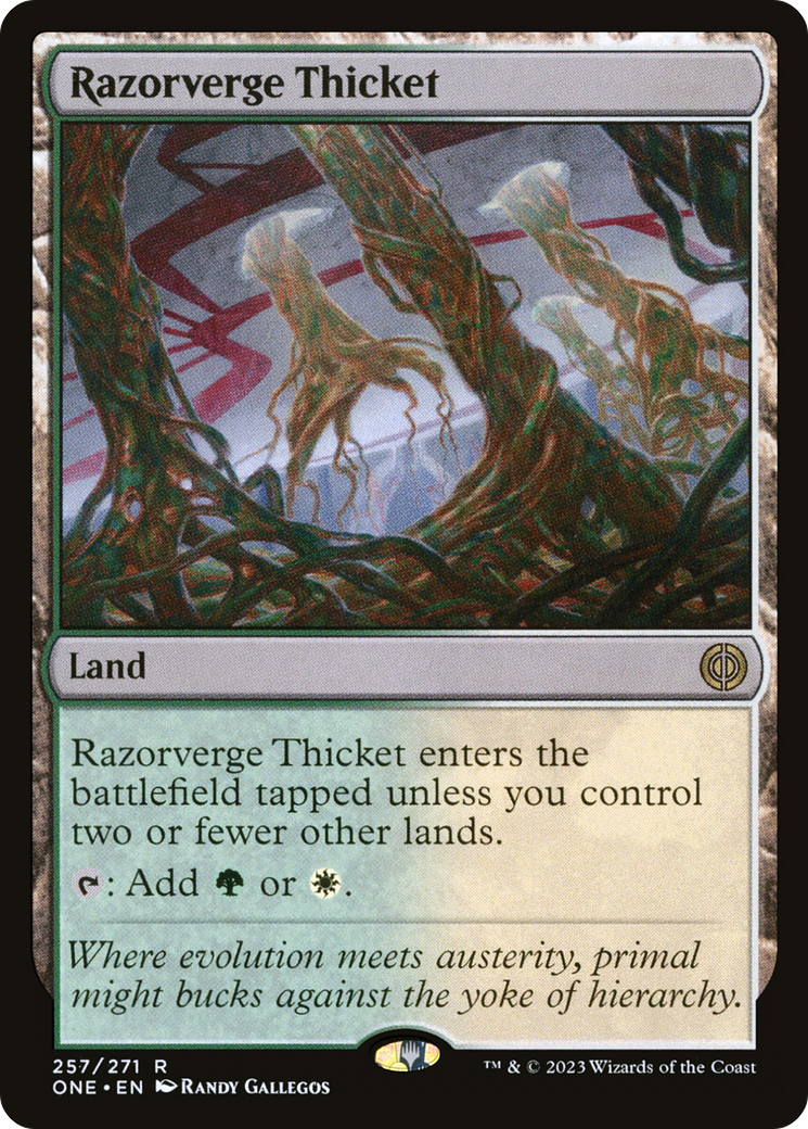 Razorverge Thicket [Phyrexia: All Will Be One] | Gear Gaming Bentonville