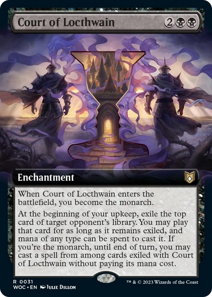 Court of Locthwain (Extended Art) [Wilds of Eldraine Commander] | Gear Gaming Bentonville