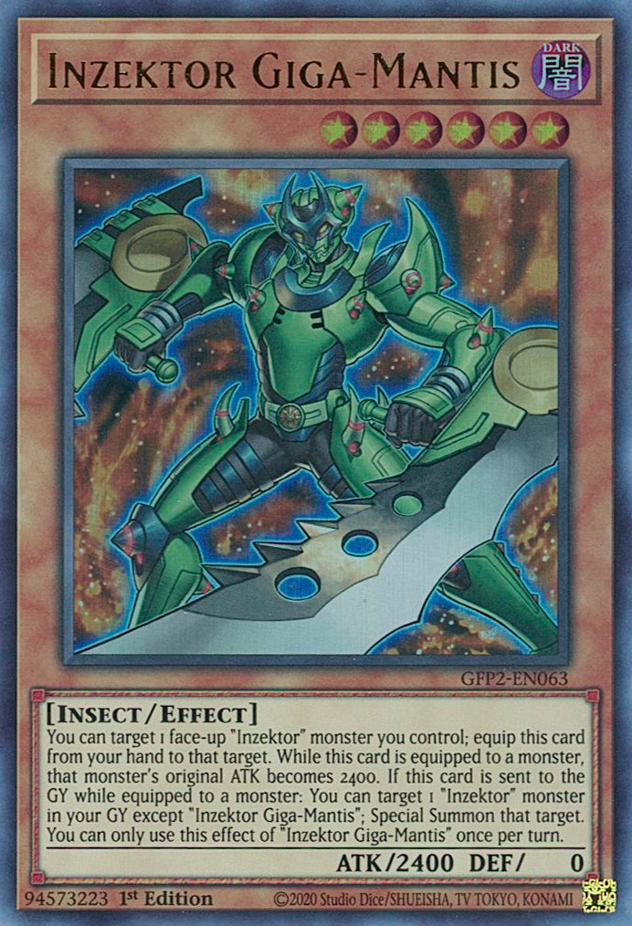 Inzektor Giga-Mantis [GFP2-EN063] Ultra Rare | Gear Gaming Bentonville