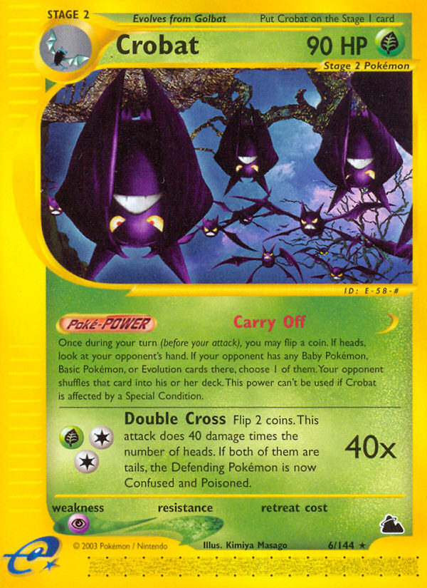 Crobat (6/144) [Skyridge] | Gear Gaming Bentonville