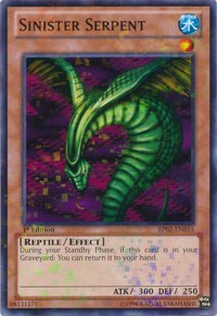 Sinister Serpent [Battle Pack 2: War of the Giants] [BP02-EN015] | Gear Gaming Bentonville