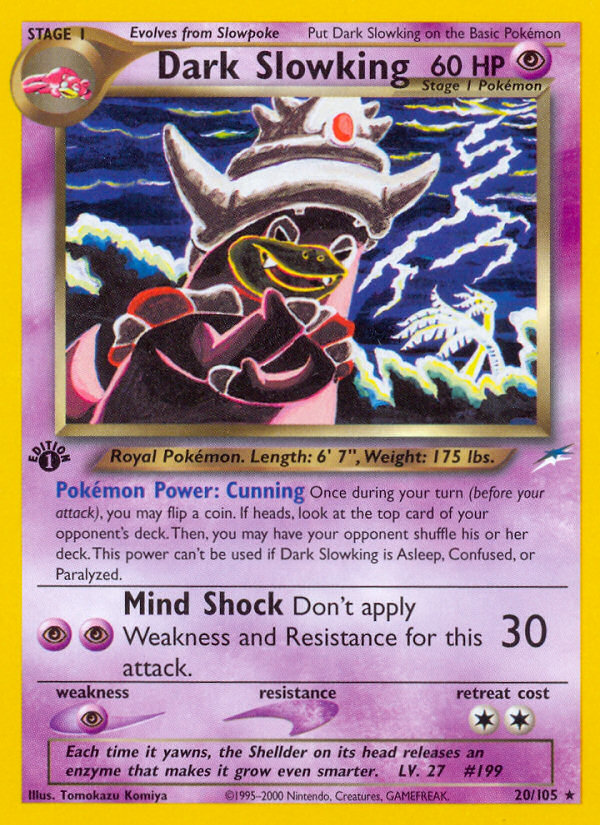 Dark Slowking (20/105) [Neo Destiny 1st Edition] | Gear Gaming Bentonville