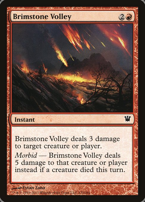 Brimstone Volley [Innistrad] | Gear Gaming Bentonville