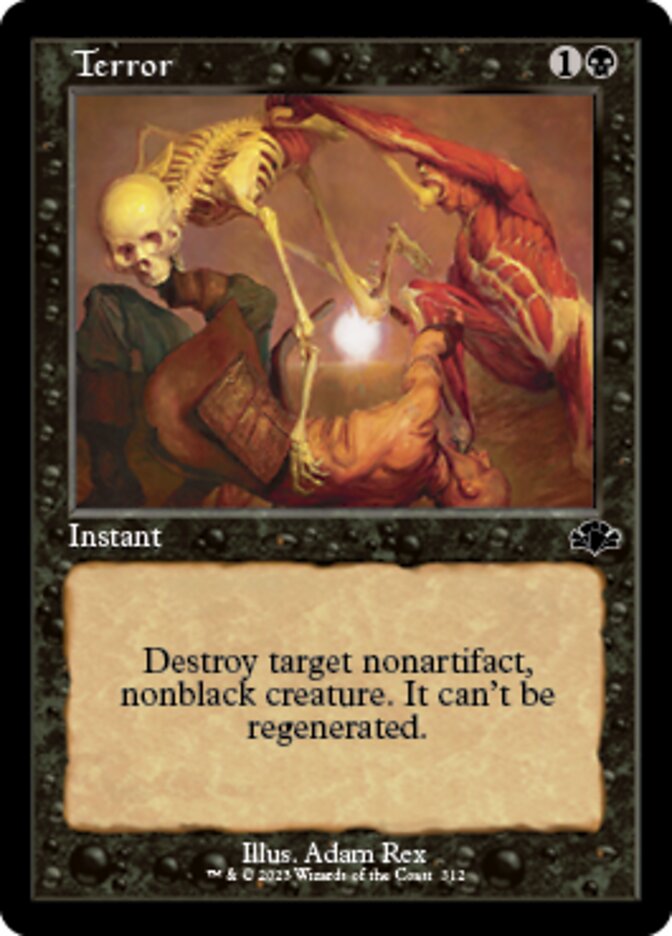 Terror (Retro) [Dominaria Remastered] | Gear Gaming Bentonville