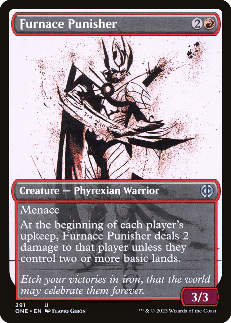 Furnace Punisher (Showcase Ichor) [Phyrexia: All Will Be One] | Gear Gaming Bentonville