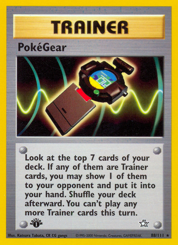 PokeGear (88/111) [Neo Genesis 1st Edition] | Gear Gaming Bentonville