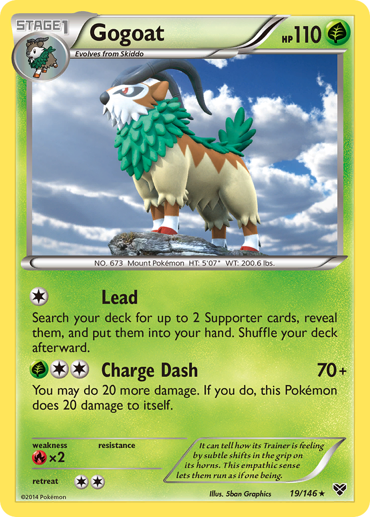 Gogoat (19/146) [XY: Base Set] | Gear Gaming Bentonville