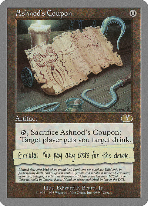 Ashnod's Coupon [Unglued] | Gear Gaming Bentonville