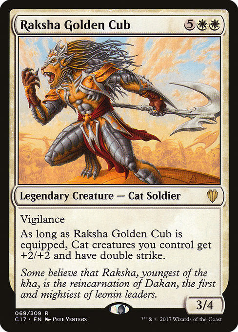 Raksha Golden Cub [Commander 2017] | Gear Gaming Bentonville