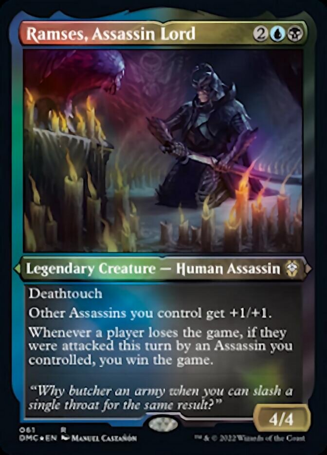 Ramses, Assassin Lord (Foil Etched) [Dominaria United Commander] | Gear Gaming Bentonville