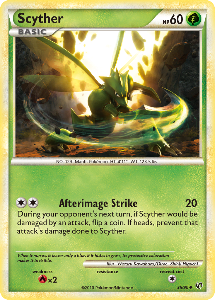 Scyther (36/90) [HeartGold & SoulSilver: Undaunted] | Gear Gaming Bentonville