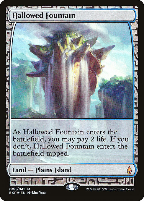 Hallowed Fountain [Zendikar Expeditions] | Gear Gaming Bentonville