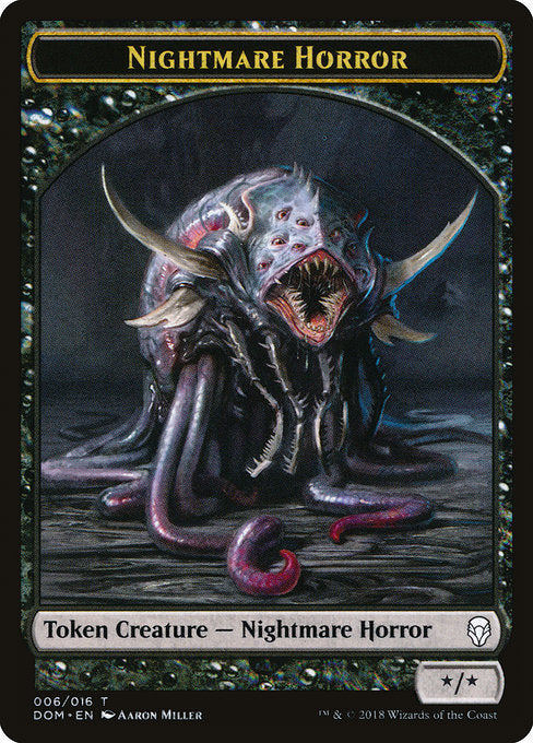 Nightmare Horror Token [Dominaria] | Gear Gaming Bentonville