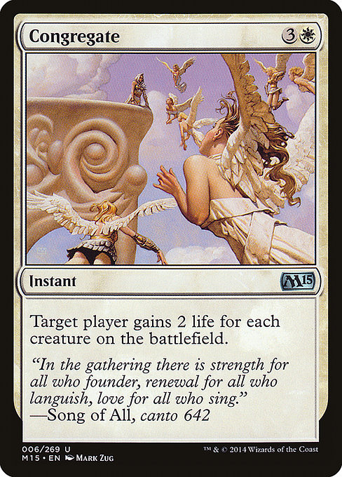 Congregate [Magic 2015 (M15)] | Gear Gaming Bentonville