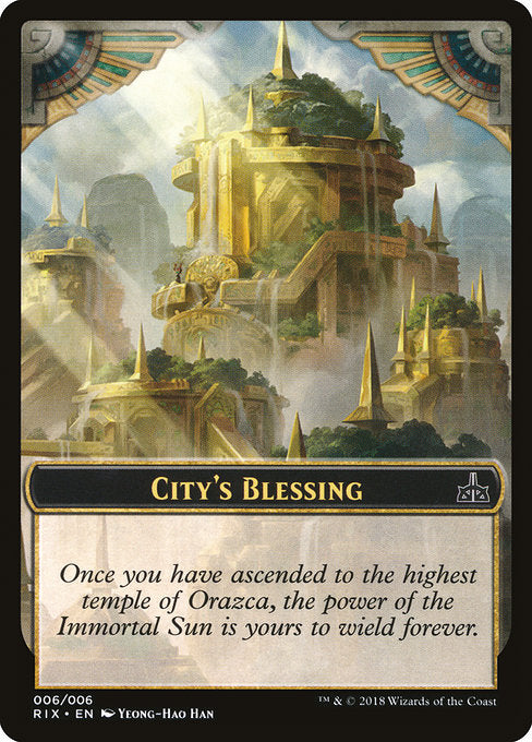 City's Blessing Token (006) [Rivals of Ixalan] | Gear Gaming Bentonville