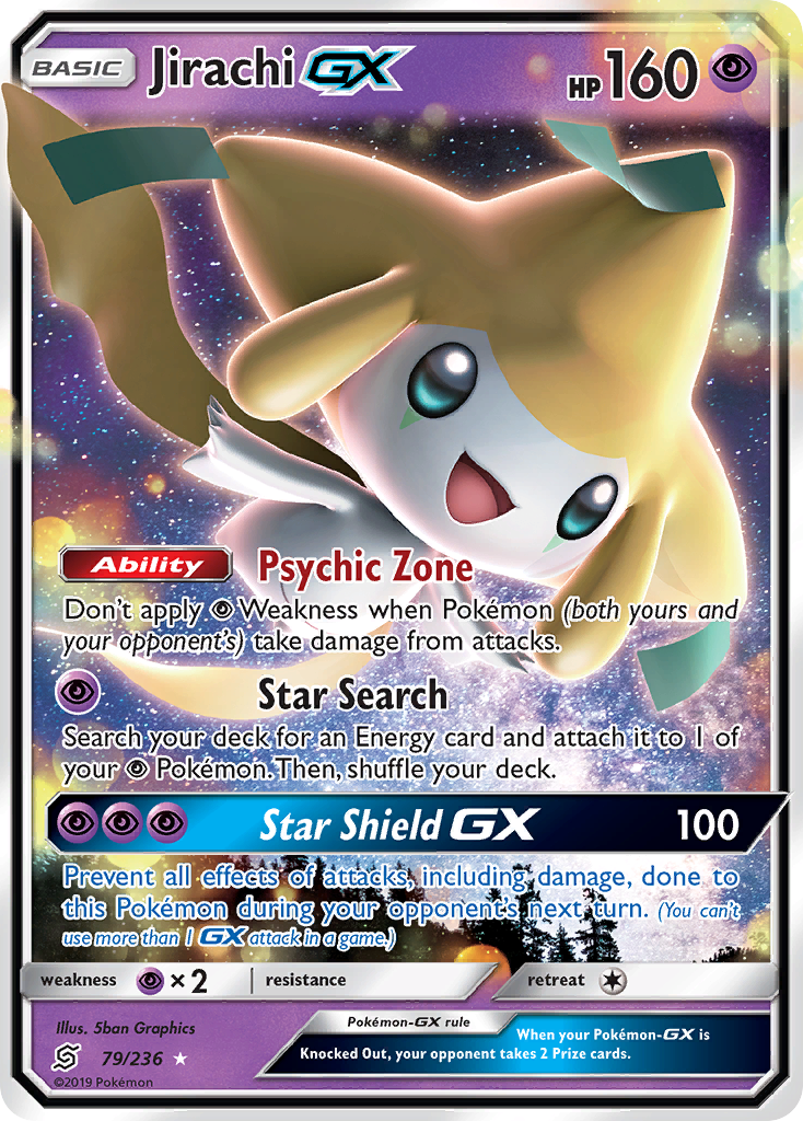 Jirachi GX (79/236) [Sun & Moon: Unified Minds] | Gear Gaming Bentonville