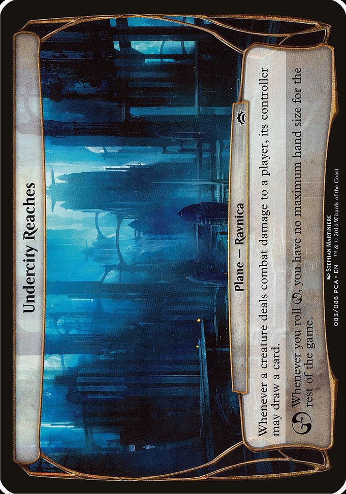 Undercity Reaches (Planechase Anthology) [Oversize Cards] | Gear Gaming Bentonville