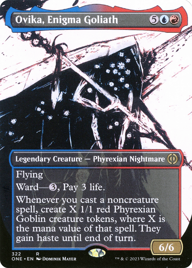 Ovika, Enigma Goliath (Borderless Ichor) [Phyrexia: All Will Be One] | Gear Gaming Bentonville