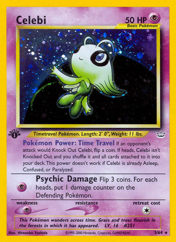 Celebi (3/64) [Neo Revelation 1st Edition] | Gear Gaming Bentonville