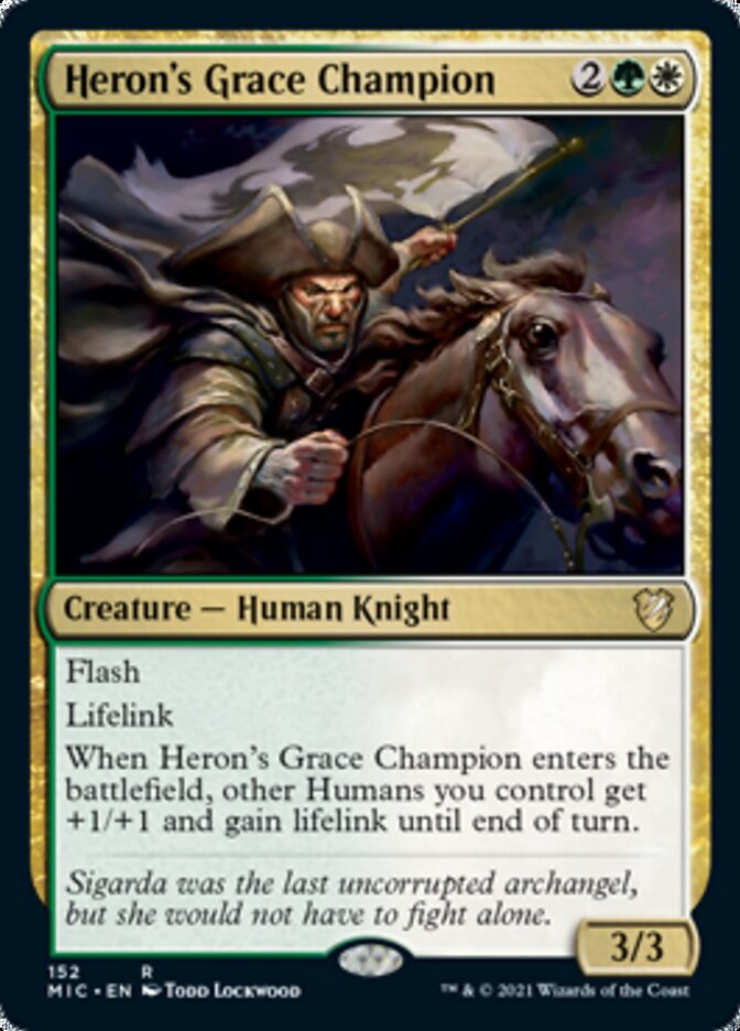 Heron's Grace Champion [Innistrad: Midnight Hunt Commander] | Gear Gaming Bentonville