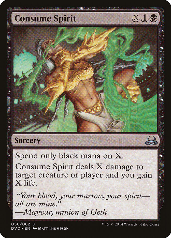 Consume Spirit (Divine vs. Demonic) [Duel Decks Anthology] | Gear Gaming Bentonville