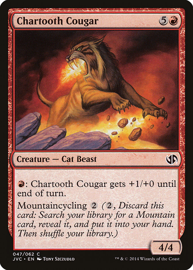 Chartooth Cougar [Duel Decks Anthology] | Gear Gaming Bentonville