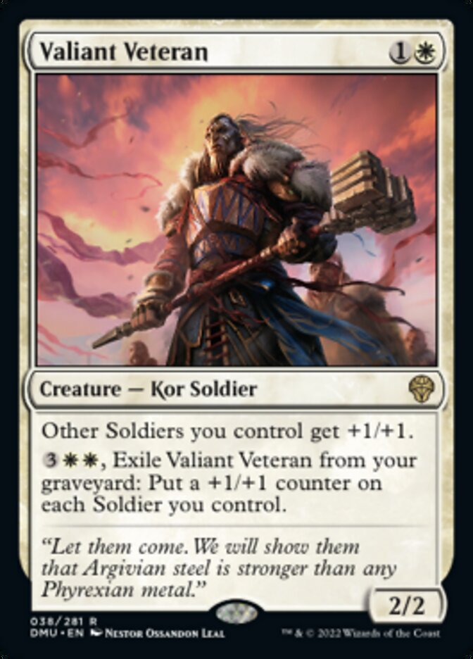 Valiant Veteran [Dominaria United] | Gear Gaming Bentonville