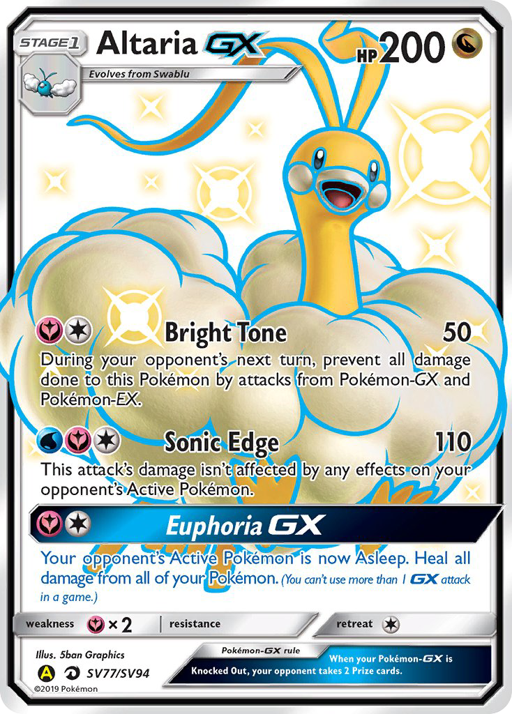 Altaria GX (SV77/SV94) [Sun & Moon: Hidden Fates - Shiny Vault] | Gear Gaming Bentonville