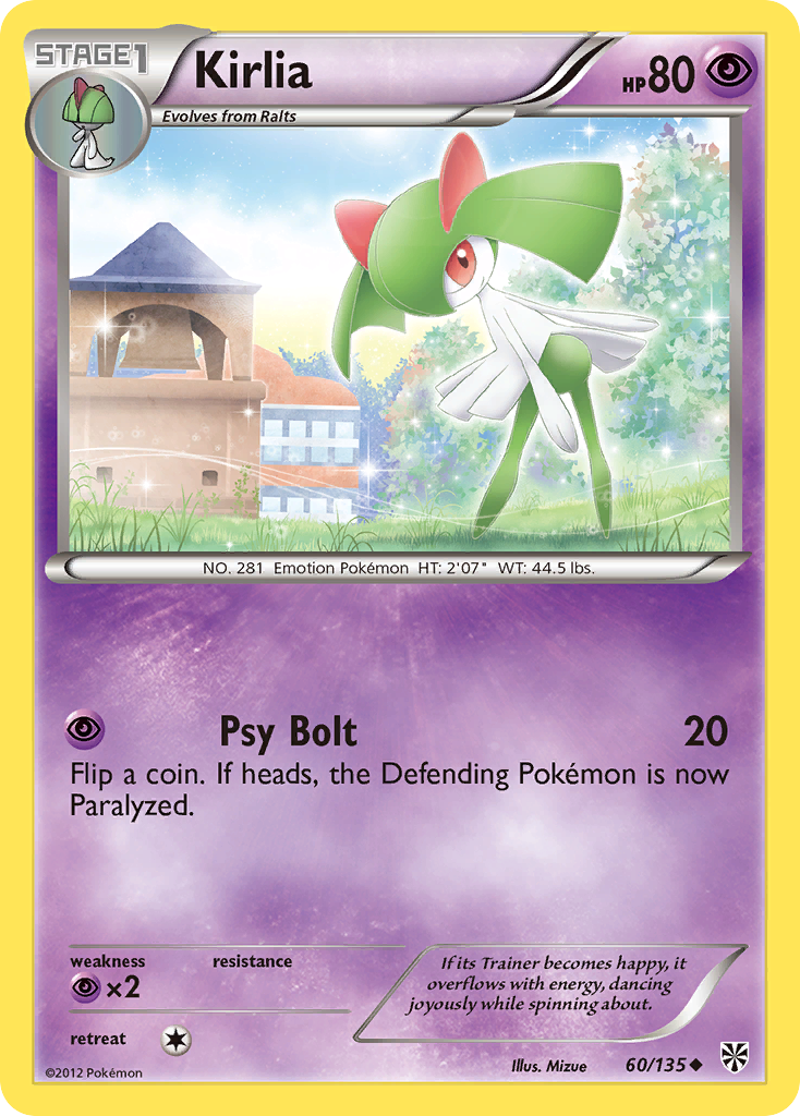 Kirlia (60/135) [Black & White: Plasma Storm] | Gear Gaming Bentonville