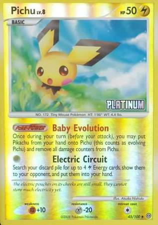 Pichu (45/100) [Burger King Promos: 2009 Collection] | Gear Gaming Bentonville