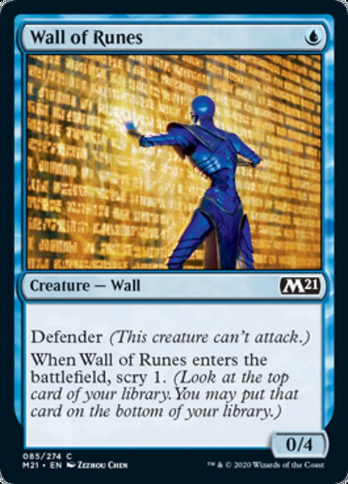 Wall of Runes [Core Set 2021] | Gear Gaming Bentonville