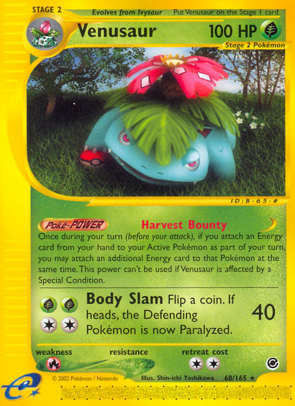 Venusaur (68/165) [Expedition: Base Set] | Gear Gaming Bentonville