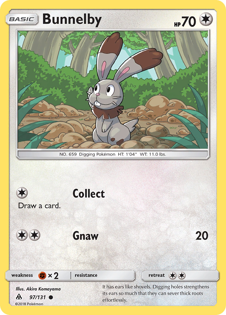 Bunnelby (97/131) [Sun & Moon: Forbidden Light] | Gear Gaming Bentonville