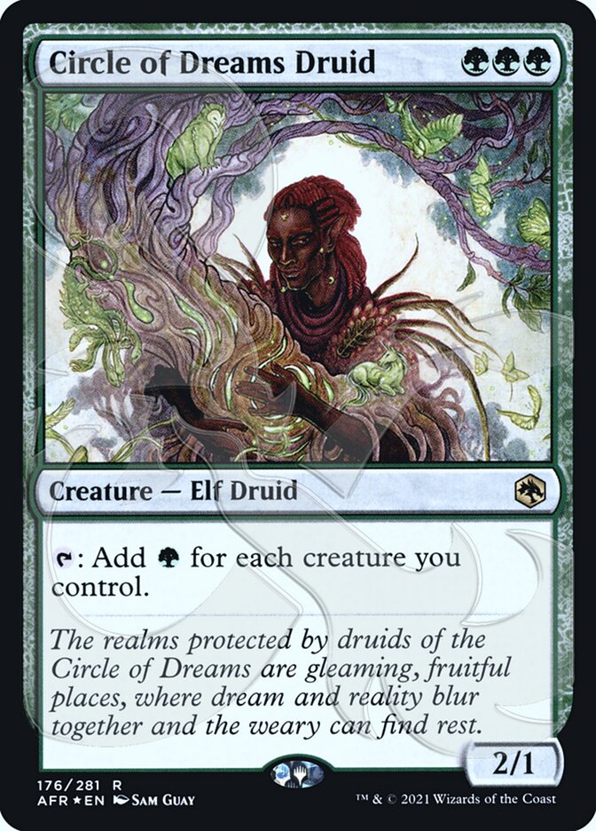 Circle of Dreams Druid (Ampersand Promo) [Dungeons & Dragons: Adventures in the Forgotten Realms Promos] | Gear Gaming Bentonville