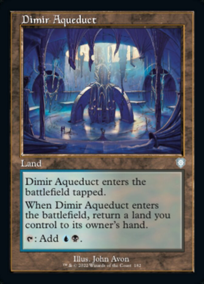 Dimir Aqueduct (Retro) [The Brothers' War Commander] | Gear Gaming Bentonville