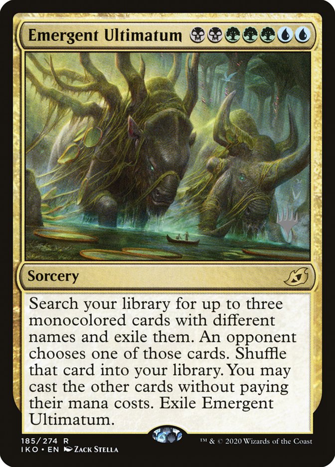 Emergent Ultimatum (Promo Pack) [Ikoria: Lair of Behemoths Promos] | Gear Gaming Bentonville