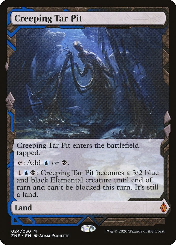 Creeping Tar Pit [Zendikar Rising Expeditions] | Gear Gaming Bentonville