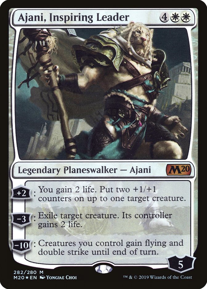 Ajani, Inspiring Leader [Core Set 2020] | Gear Gaming Bentonville