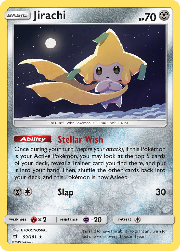 Jirachi (99/181) [Sun & Moon: Team Up] | Gear Gaming Bentonville