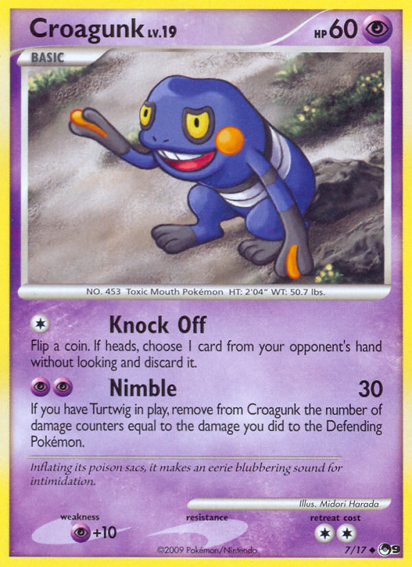 Croagunk (7/17) [POP Series 9] | Gear Gaming Bentonville