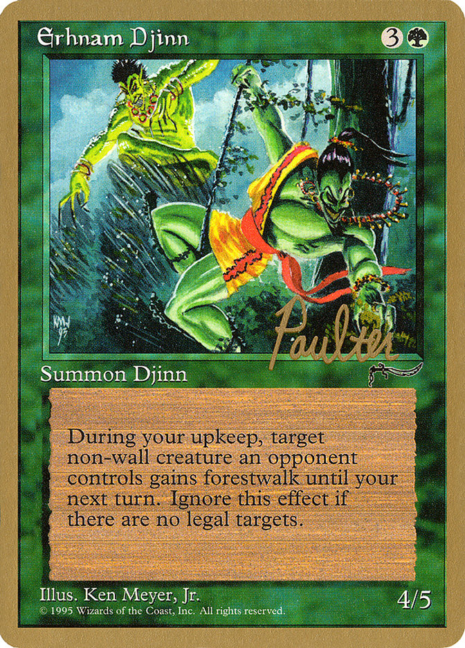 Erhnam Djinn (Preston Poulter) [Pro Tour Collector Set] | Gear Gaming Bentonville