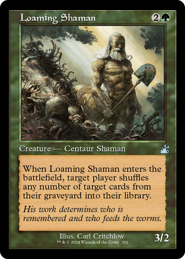 Loaming Shaman (Retro Frame) [Ravnica Remastered] | Gear Gaming Bentonville