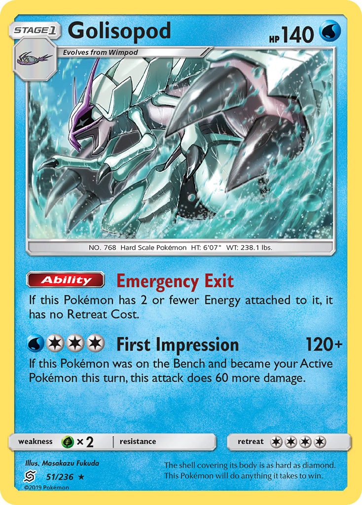 Golisopod (51/236) [Sun & Moon: Unified Minds] | Gear Gaming Bentonville