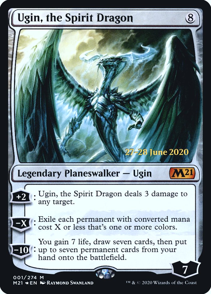 Ugin, the Spirit Dragon  [Core Set 2021 Prerelease Promos] | Gear Gaming Bentonville