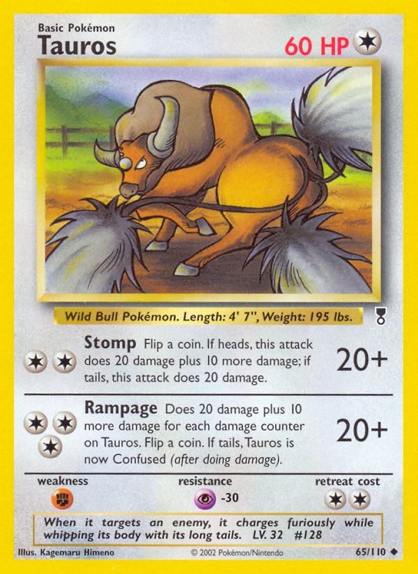 Tauros (65/110) [Legendary Collection] | Gear Gaming Bentonville